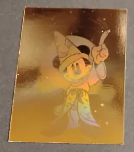 MICKEY MOUSE FANTASIA 1991 Impel Disney Collector Double-Sided Hologram Card - Picture 1 of 2