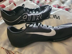 Size 11.5 - Nike Air Zoom Maxfly More Uptempo Black White - Picture 1 of 5