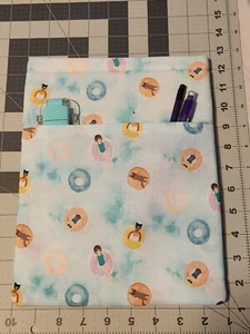 Book Cover. Tablet Cover. Kindle iPad sleeve. Accessories Bag. Floating cats - Picture 1 of 2