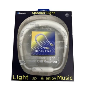 Bluetooth Speaker Light w/ Call Receiver Hands Free Plays music NEW Around ne En - Picture 1 of 16