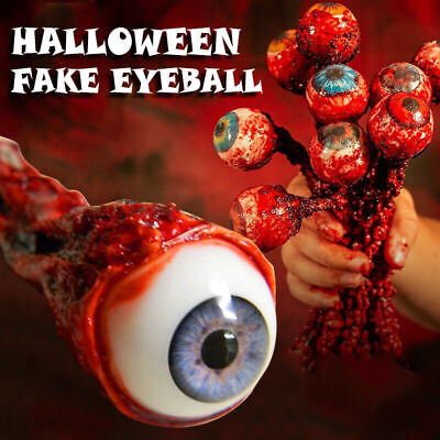 1-10x Halloween Party Decoration Fake Eye Eyeball Horror Scary Simulation Props • 7.48€