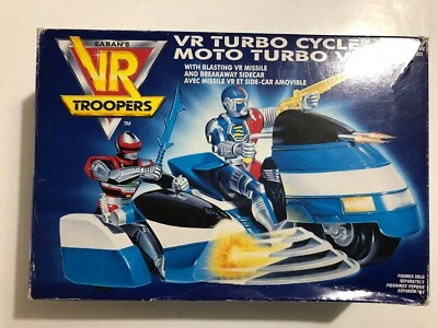 Saban's VR Troopers VR TURBO CICLO Ryan Steel JB Reese 1994 Kenner Vintage Foto 1 de 4