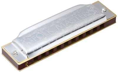 Suzuki Folkmaster 1072 Diatonic Harmonica (10 Hole) Key F Japan Brand - Image 1 of 4