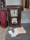Vintage New England Clock Co. Eight Day Spring Wound Clock #234c Read