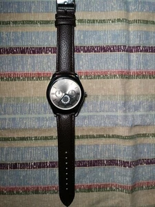 #0166 Men's Leather Watch ⌚. - Picture 1 of 5