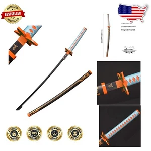 40.9" Anime Slayers Katana - Exquisite Carbon Steel Blade, Ideal for Cosplay - Picture 1 of 8