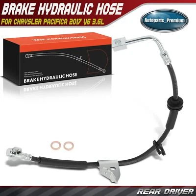 Manguera hidráulica de freno lateral izquierdo izquierdo conductor trasero para Chrysler Pacifica 2017 V6 3,6 L Foto 1 de 4