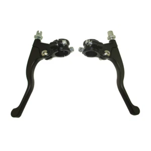 Leviers Frein d'embrayage Courts Noirs Pour XR50R XR70 CRF110F DR-Z110 DR-Z125 - Picture 1 of 13