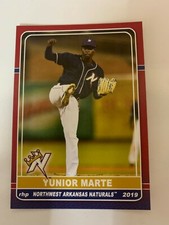 2019 Yunior Marte Card Northwest Arkansas Naturals Team Card