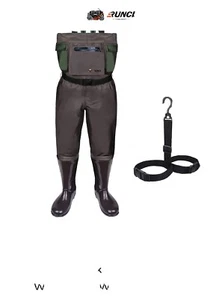 Runcl Kids Waders With Boots, Size 10 Boots- New - Picture 1 of 4