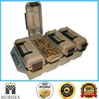 AMMO CRATE 4-Can Utility Box Stackable All-Caliber Case Bulk Ammunition Storage