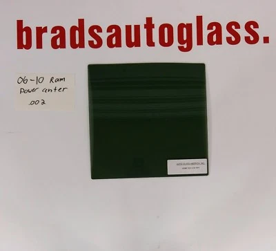Fits 2006-2009 Dodge Ram POWER CENTER sliding rear window back glass slider - Image 1 of 2