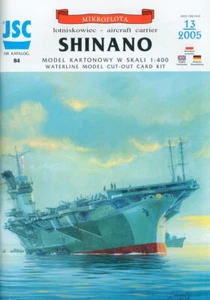 SHINANO aircraft carrier - JSC 084 - 1/400 paper model - Picture 1 of 3