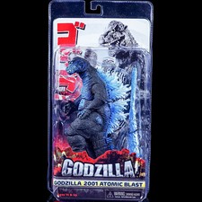 NECA Godzilla 2001 Atomic Blast Blue 6" Action Figure 12" Head To Tail Movie New