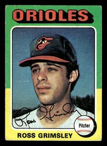1975 Topps Mini #458 Ross Grimsley Card TCCCX - Picture 1 of 2