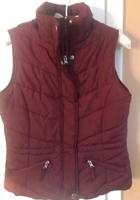 Izzi Outerwear Women Small  Zip Up / Snap Vest  Warm Fall Winter - Image 1 of 4