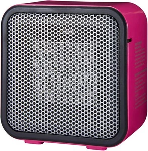 Amazon Basics Ceramic Space Heater, Mini Heater for Office Desk, Pink - Picture 1 of 6