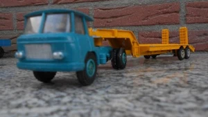 rare SOLIDO tracteur Willeme Convoi transport Exceptionell blue jaune 1:50 - Photo 1/8