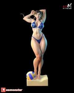 Chun-Li Bikini, Street Fighter, 1/9, 23cm, 12k Resin 3D Print Figure Model Kit - Picture 1 of 15