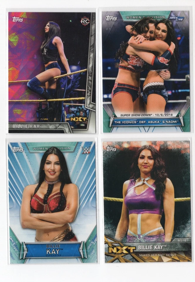 Billie Kay - 4 Card WWE Wrestling Lot - No Duplicates - Image 1 of 1