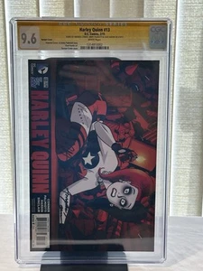 HARLEY QUINN #13 CGC S/S 9.6 SIGNED AMANDA CONNER, Jimmy Palmiotti, Chad Hardin - Picture 1 of 11
