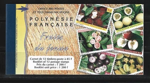French Polynesia, Fruits 1999 complete booklet Mint Never Hinged - Picture 1 of 2