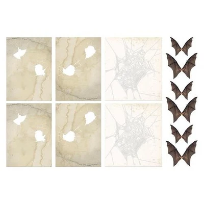 Transparencias de Halloween Tim Holtz Idea-ology 12 piezas TH94404