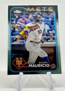 2024 Topps Chrome Ronny Mauricio Rookie Card #28 - Mets - Picture 1 of 2