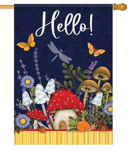 Mushroom Medley House Flag - Picture 1 of 1