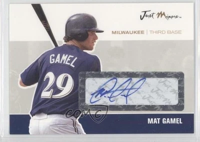 2007 Just Minors Just Auto Auto Mat Gamel #JA-15 Auto - Image 1 of 2
