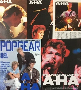 A-ha Morten Harket Paul Magne 1987 Clipping Japan Magazine PG 8A 8PAGE - Picture 1 of 5