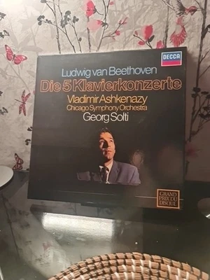 Beethoven Ludwig van Die 5 Klavierkonzerte DECCA Georg Solti Vladimir Ashkenazy - Bild 1 von 2