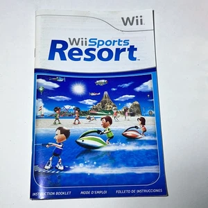 Nintendo Wii Spielanleitung Booklet nur für Wii Sports Resort **ohne Disc oder Hülle** - Bild 1 von 5