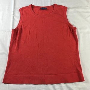 Pendleton Top Women’s Petite Large Red Tank Undershirt 100% Cotton Soft - Picture 1 of 6