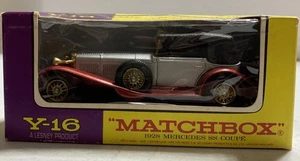 Matchbox Lesney Models Of Yesteryear Y-16 - 1928 Mercedes SS Coupe - Silver/Red - Picture 1 of 5