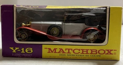 Matchbox Lesney Models Of Yesteryear Y-16 - 1928 Mercedes SS Coupe - Silver/Red - Image 1 of 4