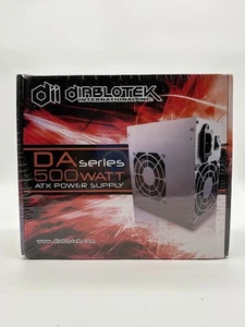 Diablotek DA Series 500 Watt ATX Power Supply PSDA 500 - Picture 1 of 5