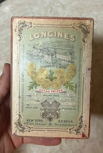 Vintage Longines Display Uhrenbox Antik Wittnauer Taschenteile - Bild 1 von 5