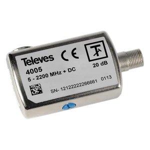 Atenuador Regulable Conector F 20 dB Televes - Imagen 1 de 1