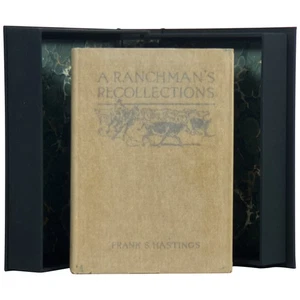 Frank S Hastings / A Ranchman's Recollections An Autobiography 1st Edition 1921 - Imagen 1 de 1