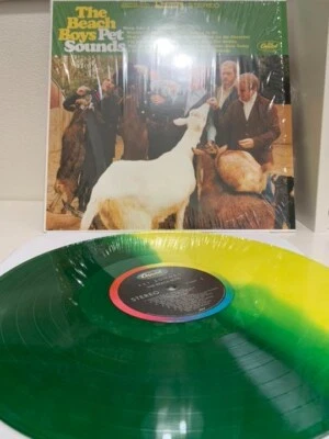 The Beach Boys Pet Sounds Yellow Green 2 Tone Color Vinyl Record LP ST-2458 - Image 1 of 4