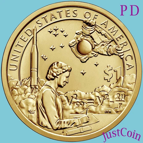 2019 P&D SET NATIVE AMERICAN SPACE PROGRAM TWO UNCIRCULATED DOLLARS SET Cover
