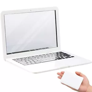 Mini Cat Laptop Toy Pocket Mirror Cat Laptop 3.7 x 2.5 Inch Tiny Fake Compute... - Picture 1 of 6