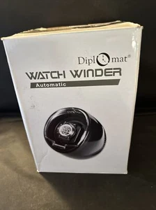 Diplomat Single Watch Winder Bi-Directional Timer Automatic - Picture 1 of 6