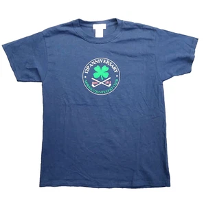 2019 Morris County Golf Club Youth T-Shirt Medium [125th Anniversary] Navy Blue - Picture 1 of 9