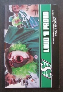 2001 Saskatchewan Roughriders CFL Fact Book - Picture 1 of 8