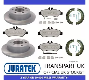 For Mercedes Sprinter Rear Brake Discs and Pads and Hand Brake Shoes 313 CDi - Picture 1 of 2