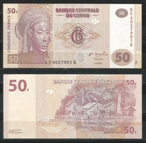 BILLETES DEL MUNDO -Congo 50 francos 2013, p97 sin circular. - Imagen 1 de 1