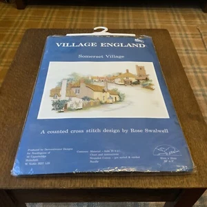 Cross Stitch Embroidery Kit: Somerset Village by Rose Swalwell - Picture 1 of 2