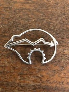 Broches de Colección Navajo Turquesa Zuni Oso Zuni Zuni #E - Imagen 1 de 7